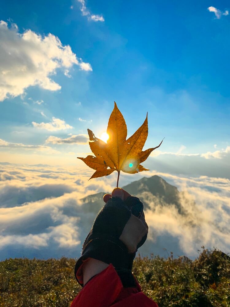 Surf the clouds on Bach Moc Luong Tu mountain peak Surf the clouds on Bach Moc Luong Tu mountain peak