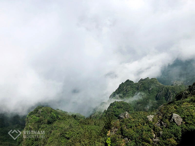 The cable car system in Fansipan mountain